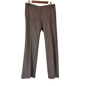 LOFT Gray Wool Blend Tailored Dress Pants Size 6